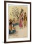 Damayanti Daughter of Bhima King of Vidarbha Chooses Prince Nala as Her Husband-Warwick Goble-Framed Art Print