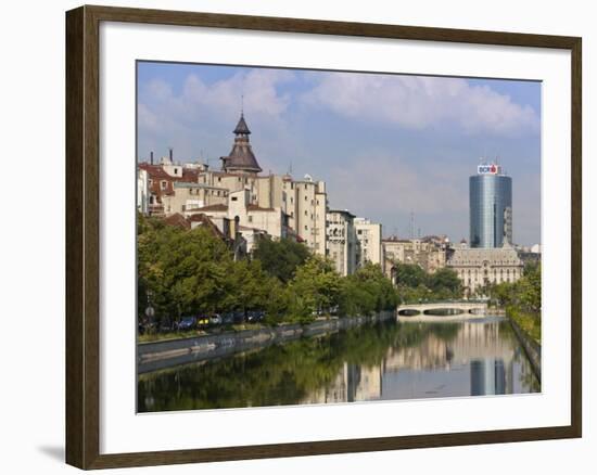 Dambovita River, Bucharest, Romania, Europe-Marco Cristofori-Framed Photographic Print