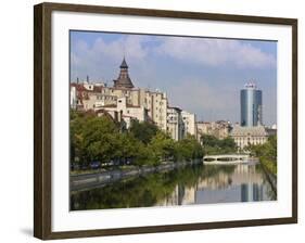 Dambovita River, Bucharest, Romania, Europe-Marco Cristofori-Framed Photographic Print