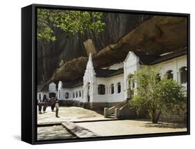 Dambulla Cave Temple, UNESCO World Heritage Site, Dambulla, Sri Lanka, Asia-Jochen Schlenker-Framed Stretched Canvas