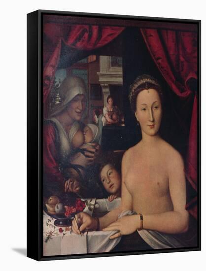'Dame Au Bain (A Lady in Her Bath)', c1571-Francois Clouet-Framed Stretched Canvas