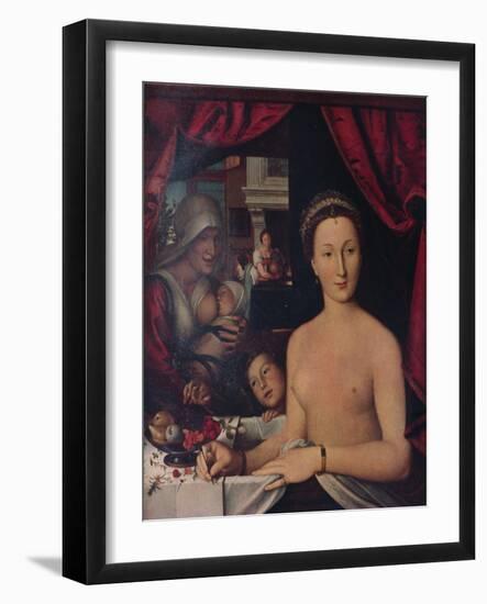 'Dame Au Bain (A Lady in Her Bath)', c1571-Francois Clouet-Framed Giclee Print