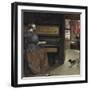 Dame Au Clavecin - Peinture De Gabriel Metsu (1629-1667), Huile Sur Toile (82,5X85 Cm), Vers 1665 --Gabriel Metsu-Framed Giclee Print