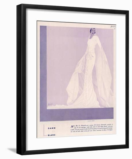 Dame Blanc-null-Framed Giclee Print