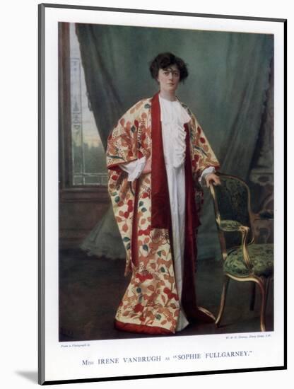 Dame Irene Vanbrugh, English Actress, 1901-W&d Downey-Mounted Giclee Print