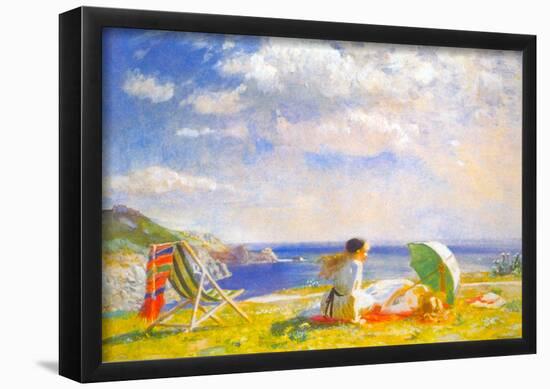 Dame Laura Knight Wind and Sun Art Print Poster-null-Framed Poster