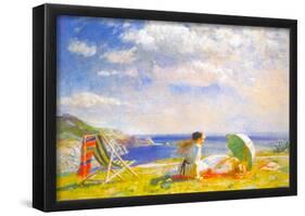 Dame Laura Knight Wind and Sun Art Print Poster-null-Framed Poster