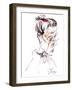 Dame Maggie Smith as Minerva McGonagall from the 'Harry Potter' movies-Neale Osborne-Framed Giclee Print