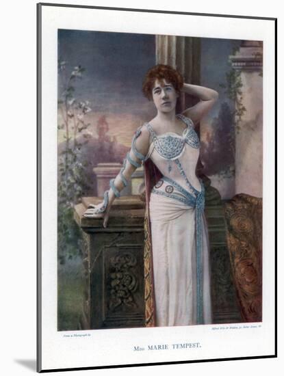 Dame Marie Tempest, English Singer and Actress, 1901-Ellis & Walery-Mounted Giclee Print