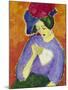 Dame Mit Faecher, 1909-Alexej Von Jawlensky-Mounted Giclee Print