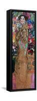 Dame Mit Faecher (Maria Munk) Lady with Fan, 1917/18-Gustav Klimt-Framed Stretched Canvas