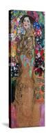Dame Mit Faecher (Maria Munk) Lady with Fan, 1917/18-Gustav Klimt-Stretched Canvas