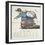 Dame Venodotia, Alias Modryb Gwen; A Map of North Wales, 1862-H. Humphreys-Framed Giclee Print