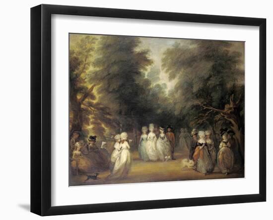 Damen Bei Der Promenade Im St.James's Park London-George Frost-Framed Giclee Print