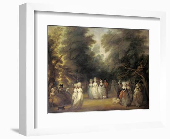 Damen Bei Der Promenade Im St.James's Park London-George Frost-Framed Giclee Print