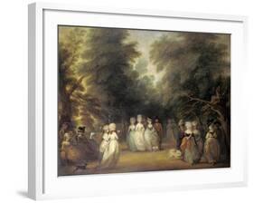 Damen Bei Der Promenade Im St.James's Park London-George Frost-Framed Giclee Print