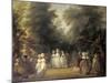 Damen Bei Der Promenade Im St.James's Park London-George Frost-Mounted Giclee Print