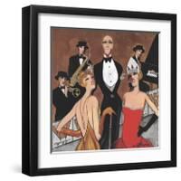 Dames du la Soiree-Jeff Williams-Framed Giclee Print