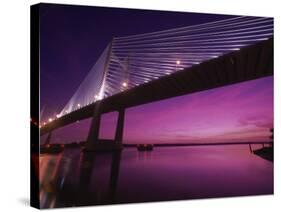 Dames Point Bridge, Jacksonville, Florida, USA-null-Stretched Canvas