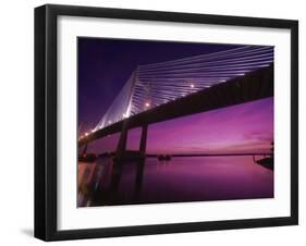 Dames Point Bridge, Jacksonville, Florida, USA-null-Framed Premium Photographic Print