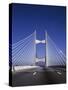 Dames Point Bridge, Jacksonville, Florida, USA-null-Stretched Canvas