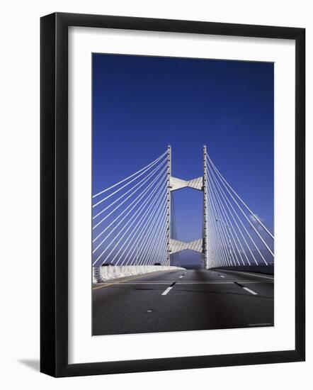 Dames Point Bridge, Jacksonville, Florida, USA-null-Framed Photographic Print