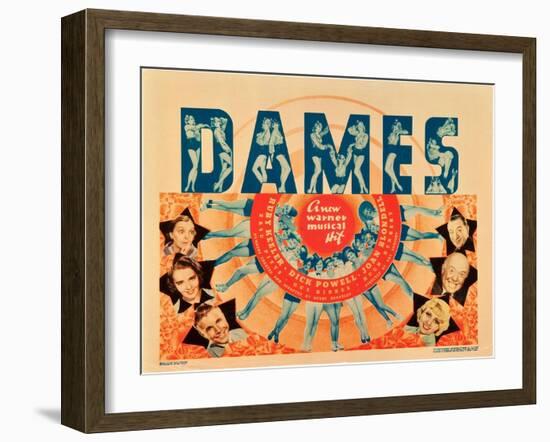 Dames-null-Framed Art Print