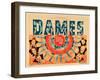 Dames-null-Framed Art Print