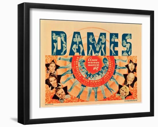 Dames-null-Framed Art Print