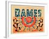 Dames-null-Framed Art Print