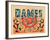 Dames-null-Framed Art Print