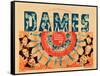 Dames-null-Framed Stretched Canvas