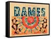 Dames-null-Framed Stretched Canvas