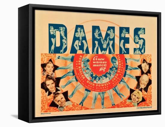 Dames-null-Framed Stretched Canvas