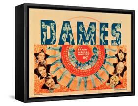 Dames-null-Framed Stretched Canvas