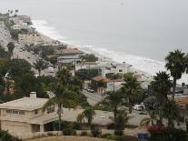 A Portion of the Pacific Coast Highway in Malibu, California, is Shown Monday, July 31, 2006-Damian Dovarganes-Stretched Canvas