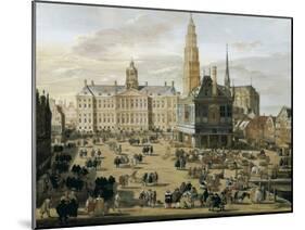 Damm Square in Amsterdam-Jacob van der Ulft-Mounted Art Print