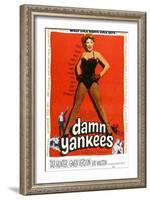 Damn Yankees, Ray Walston, Gwen Verdon, Tab Hunter, 1958-null-Framed Art Print