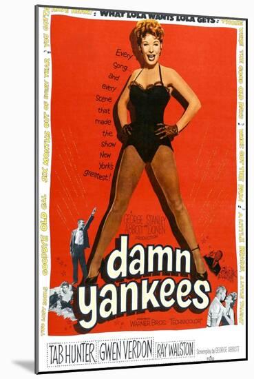 Damn Yankees, Ray Walston, Gwen Verdon, Tab Hunter, 1958-null-Mounted Art Print