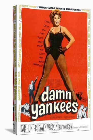 Damn Yankees, Ray Walston, Gwen Verdon, Tab Hunter, 1958-null-Stretched Canvas