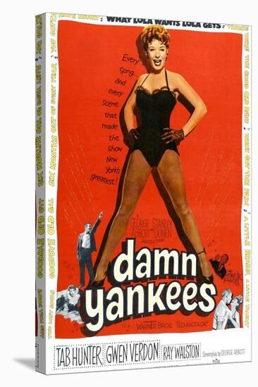 Damn Yankees, Ray Walston, Gwen Verdon, Tab Hunter, 1958-null-Stretched Canvas