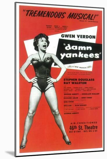 Damn Yankees-null-Mounted Art Print