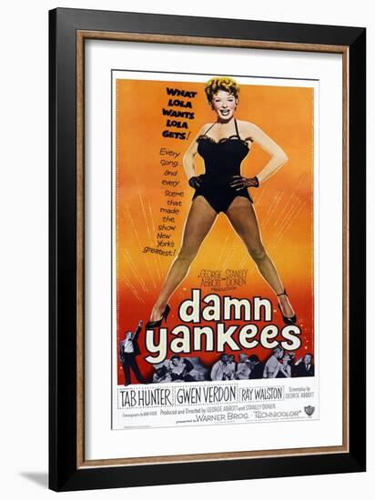 Damn Yankees-null-Framed Art Print