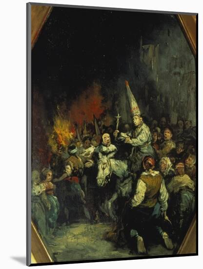 Damned by the Inquisition-Eugenio Lucas y Padilla-Mounted Giclee Print