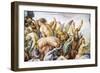 Damned in Hell, from Last Judgment Fresco Cycle, 1499-1504-Luca Signorelli-Framed Giclee Print