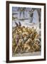 Damned in Hell, from Last Judgment Fresco Cycle, 1499-1504-Luca Signorelli-Framed Giclee Print