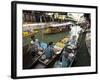 Damnoen Saduak Floating Market, Bangkok, Thailand, Southeast Asia, Asia-Michael Snell-Framed Photographic Print