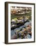 Damnoen Saduak Floating Market, Bangkok, Thailand, Southeast Asia, Asia-Michael Snell-Framed Photographic Print