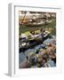 Damnoen Saduak Floating Market, Bangkok, Thailand, Southeast Asia, Asia-Michael Snell-Framed Photographic Print