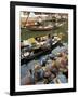 Damnoen Saduak Floating Market, Bangkok, Thailand, Southeast Asia, Asia-Michael Snell-Framed Photographic Print